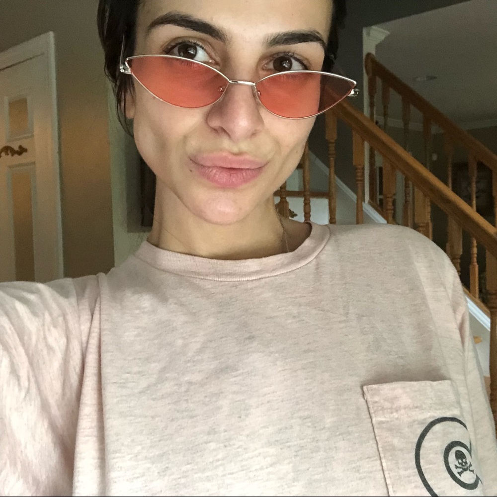 Half Frame Half Rimless Sunglasses - Picture 4 of 5